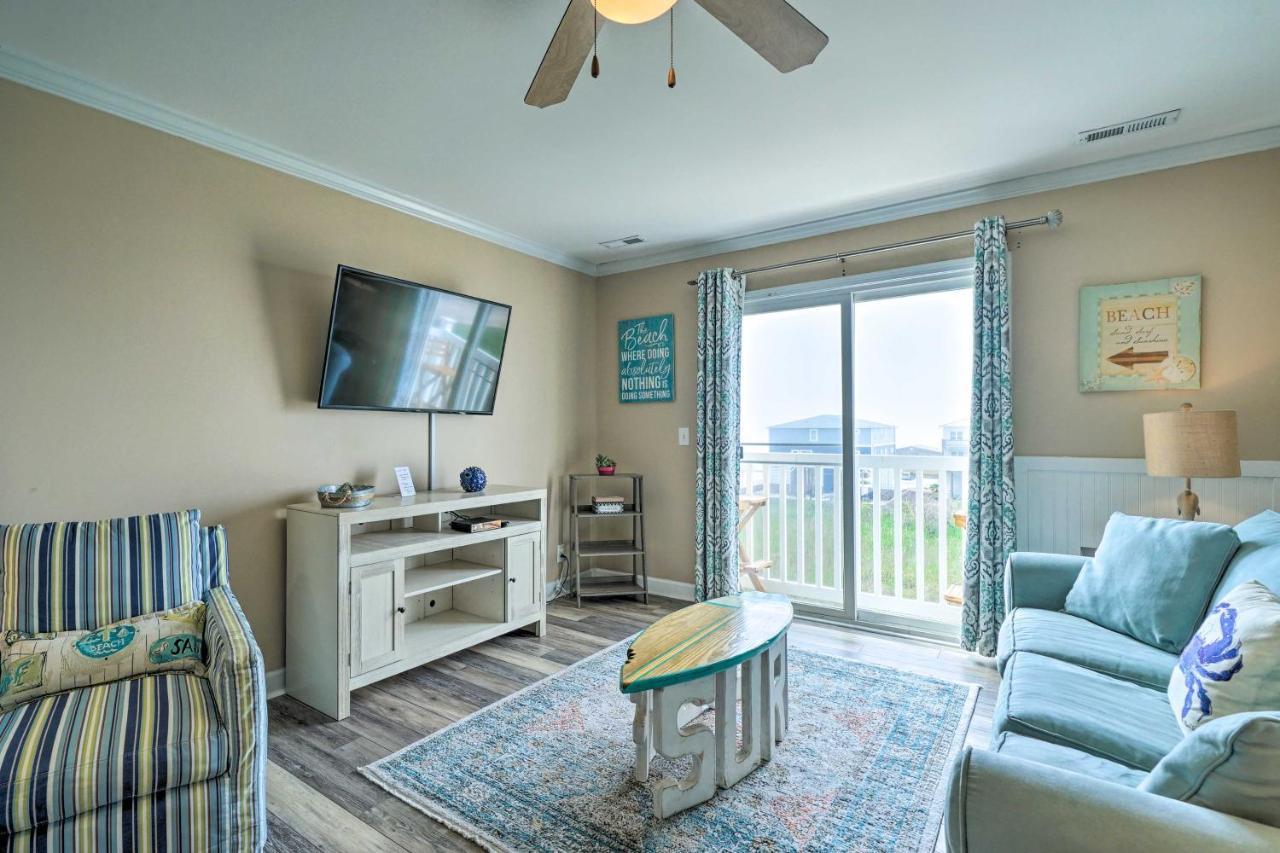 Ocean-View Oak Island Condo, 1 Block To Beach! Eksteriør bilde