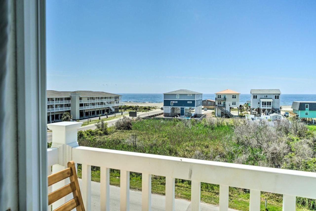 Ocean-View Oak Island Condo, 1 Block To Beach! Eksteriør bilde