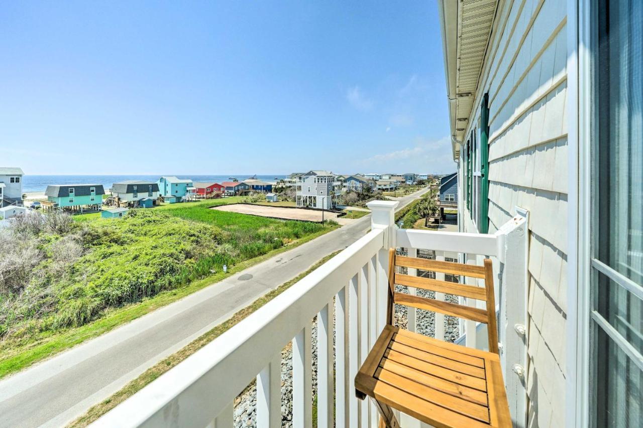 Ocean-View Oak Island Condo, 1 Block To Beach! Eksteriør bilde